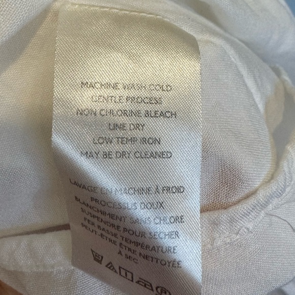 Anthropologie Somerset mini White Dress size medium- hem slightly longer - Picture 8 of 15